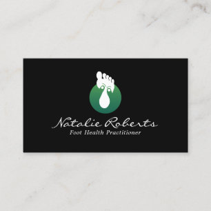 Professional Foot Massage Therapy Reflexology Spa Business Card