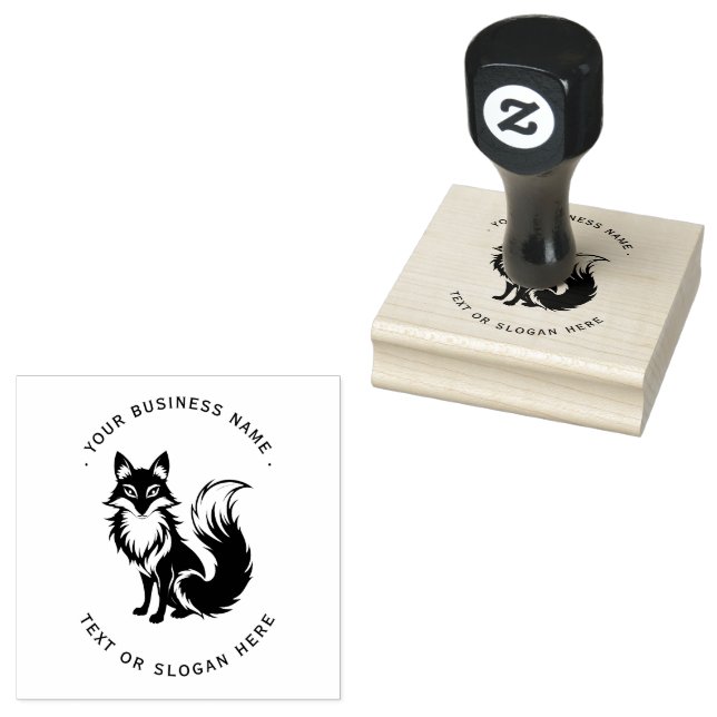  Professional fox Rubber Stamp (Stamped)