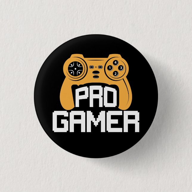 Professional Gamer 3 Cm Round Badge (Front)