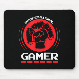 Professional Gamer Funny Gaming Quotes Gift For Pl Mouse Mat