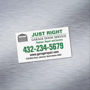 Professional Garage Door Service Magnetic Card