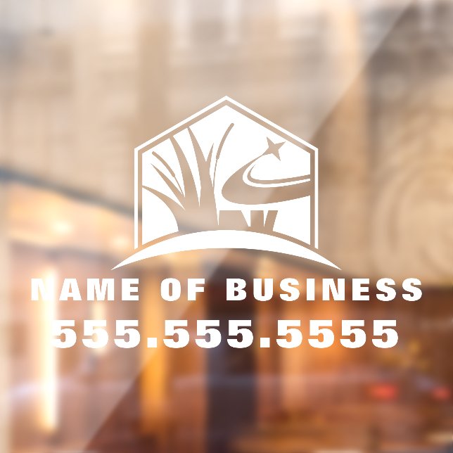 Professional Gardening Lawn Care Landscaping Window Cling (Sheet 2)