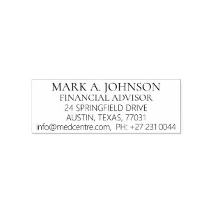 PROFESSIONAL GENERAL DETAILS SELF-INKING STAMP