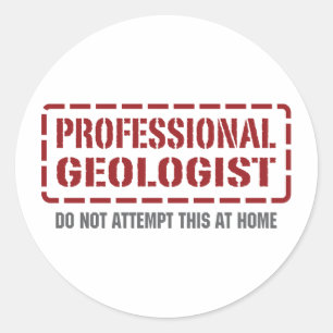 Professional Geologist Classic Round Sticker