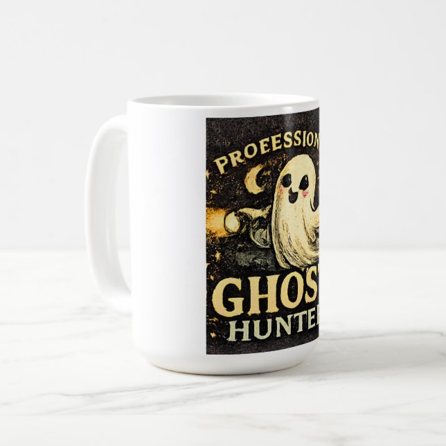 Professional Ghost Hunter Funny Halloween  Coffee Mug (Front Left)