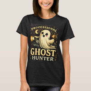 Professional Ghost Hunter Funny Halloween Graphic  T-Shirt