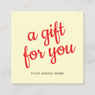 Professional Gift Card Voucher Discount Card