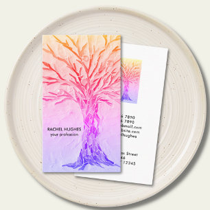 Professional Girly Tree Business Card