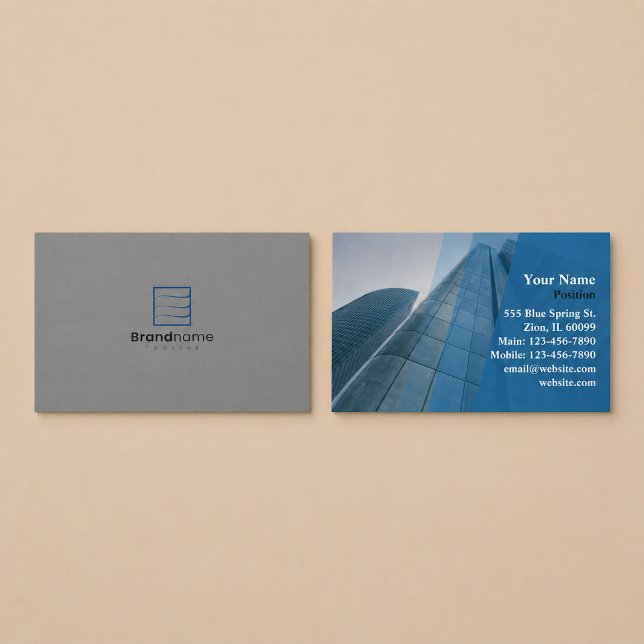 Professional Glass Building Business Card (Creator Uploaded)