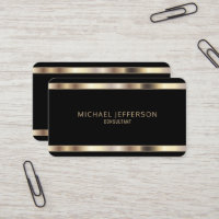 Professional Gold and Black