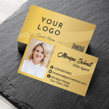 Professional Gold and Black Photo QR Code Modern