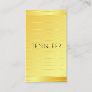 Professional Gold Look Modern Elegant Template Business Card