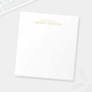 Professional Gold Notepad