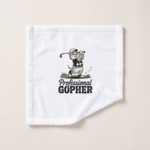 Professional Gopher - Golf Wash Cloth