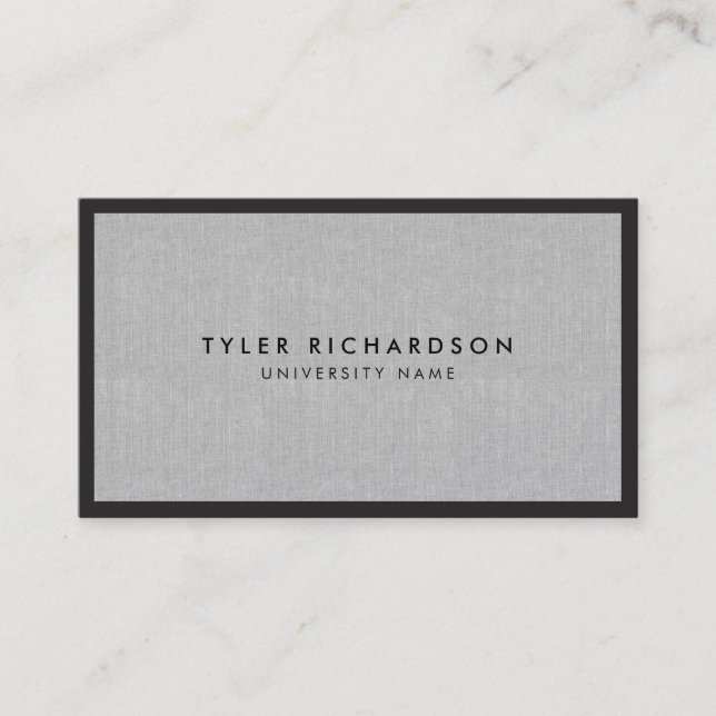 Professional Graduate Student Business Card (Front)