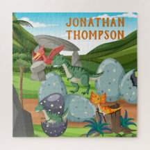 Professional graphic Monogram Jurassic blue green