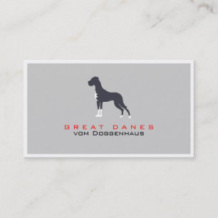 Professional Great Dane Business Card