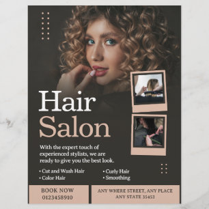 Professional Hair Salon / Hairdresser Business Flyer