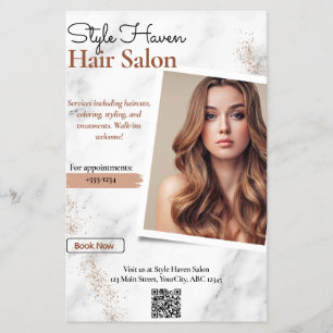 Professional Hair Salon Services Flyer