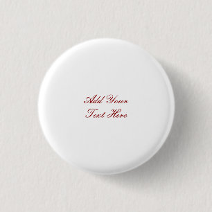 Professional handwriting add text modern 3 cm round badge