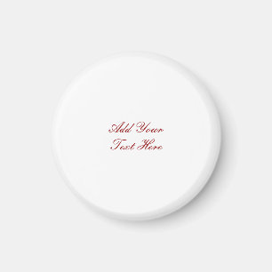 Professional handwriting add text modern magnet