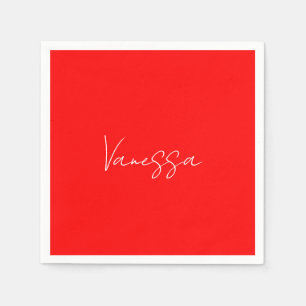 Professional handwriting name custom  napkin