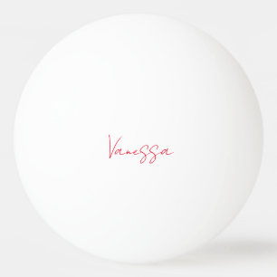 Professional handwriting name custom ping pong ball