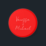 Professional handwriting name custom wedding magnet<br><div class="desc">Plain Minimalist Modern Designs. They're all simple,  modern,  attractive.</div>