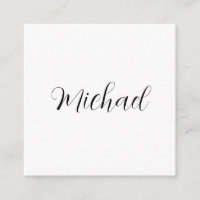 Professional handwriting name minimalist modern