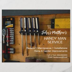 Professional Handyman Business Card Template