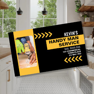 Professional Handyman Business Card Template
