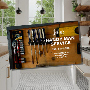 Professional Handyman Business Card Template