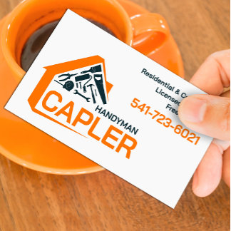 Professional Handyman Home Repair Maintenance Business Card