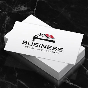 Professional Handyman House Repair Service Plain Business Card