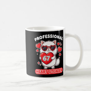 Professional Heart Stealer 67 Meme 6 7 Ragdoll Cat Coffee Mug