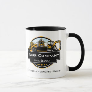 Professional Heavy Equipment Construction Company Mug