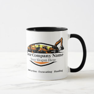 Professional Heavy Equipment Construction Company Mug