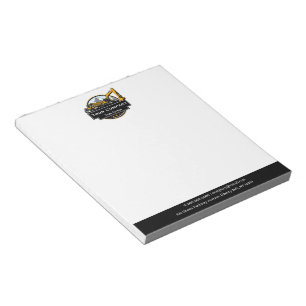 Professional Heavy Equipment Construction Company Notepad