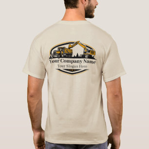 Professional Heavy Equipment Construction Company  T-Shirt