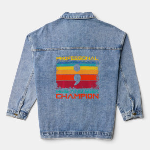 Professional Hide And Seek Champion Code Software  Denim Jacket