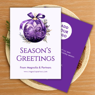 Professional Holiday Card Logo & Website