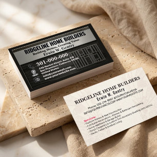 Professional Home Builder & Renovation Contractor  Business Card