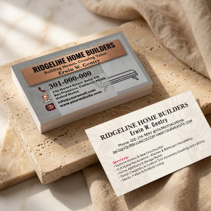 Professional Home Builder & Renovation Contractor  Business Card