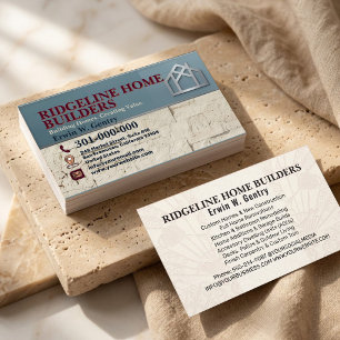 Professional Home Builder & Renovation Contractor  Business Card
