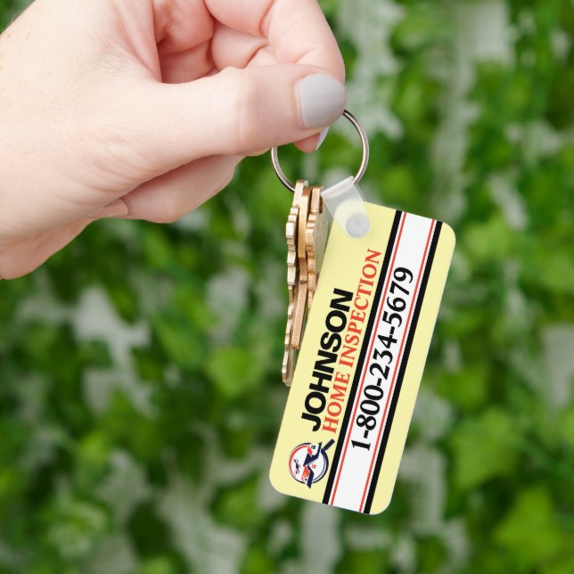 Professional Home Inspection Service Key Ring (Hand)