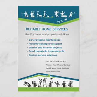 Professional Home Maintenance Flyer Template