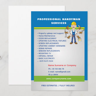 Professional Home Maintenance Flyer Template