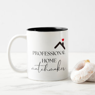 Professional Home Matchmaker Real Estate Two-Tone Coffee Mug