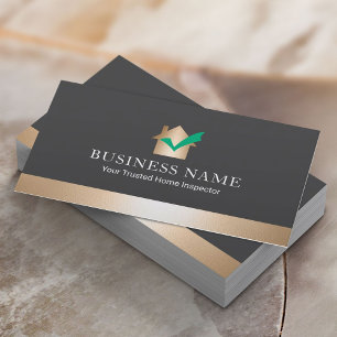 Professional Home Real Estate Inspection Business Card