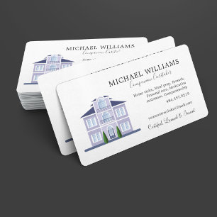 Professional House Caregiver Services Business Card